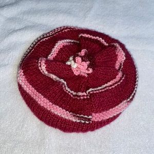 Handmade knit hat